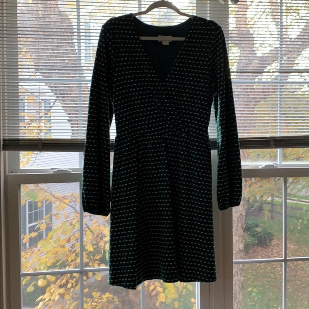 MAEVE BY ANTHROPOLOGIE Malta Dress Green Large